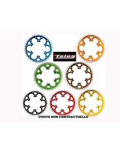 COURONNE TALON RADIALITE KTM 625 LC4 06/10+SMC660 05/06+690 08/10 ORANGE 43DENTS