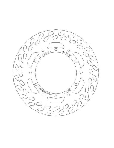 DISQUE DE FREIN AVANT KTM 125-500 85-87 DNRO