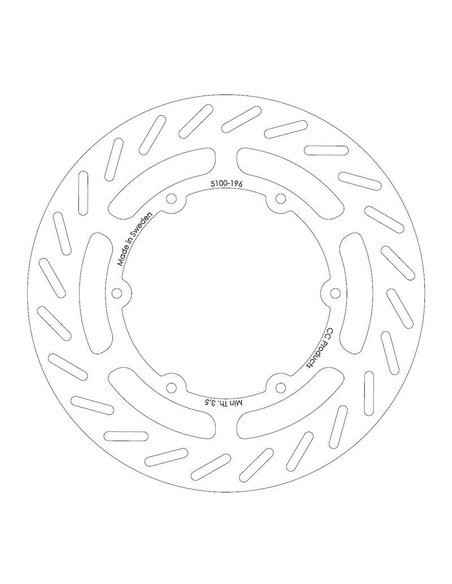 DISQUE DE FREIN AVANT KTM 125-500 89-91