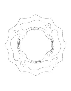 DISQUE DE FREIN KTM 50 SX PRO AVANT 02/19 ARRIERE 14/19