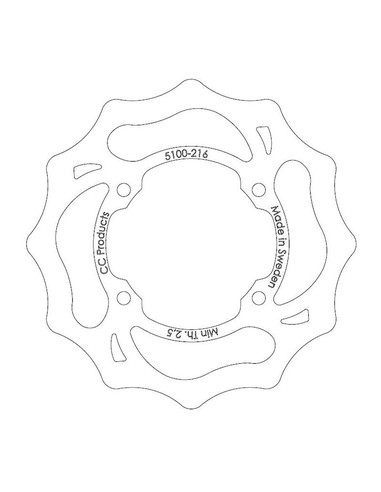 DISQUE DE FREIN KTM 50 SX PRO AVANT 02/19 ARRIERE 14/19