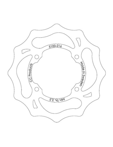 DISQUE DE FREIN KTM 50 SX PRO AVANT 02/19 ARRIERE 14/19