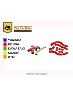 KIT DE DURITES DE RADIATEUR ORANGE PSYCHIC KTM SXF 250 2007/2012
