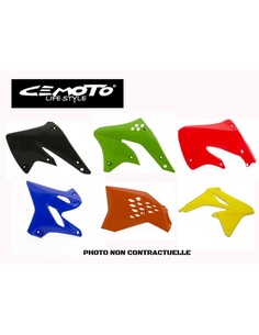 OUIES DE RADIATEUR CE MOTO KTM SX SXF 11-12 + EXC EXCF 12-13 ORANGE