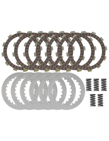 KIT DE DISQUES D'EMBRAYAGE + RESSORT PSYCHIC KTM 200 SX / EXC