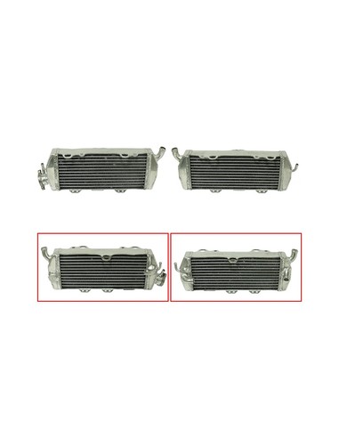 PAIRE DE RADIATEURS PSYCHIC KTM 620 / 640 / 660 LC4 98/07